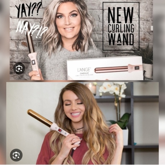 SOLD Langé Ondulé 25mm Titanium Curling Wand - Picture 2 of 8